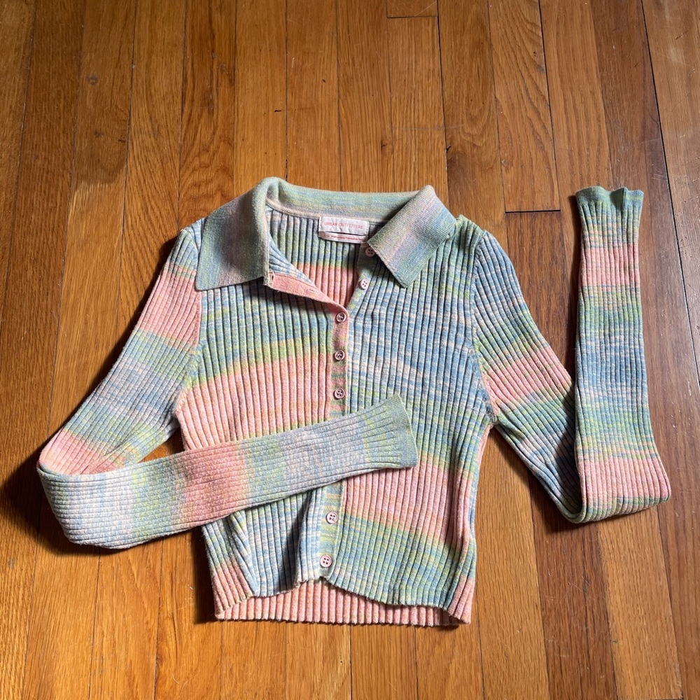 Urban Outfitters crop top long sleeve sweater